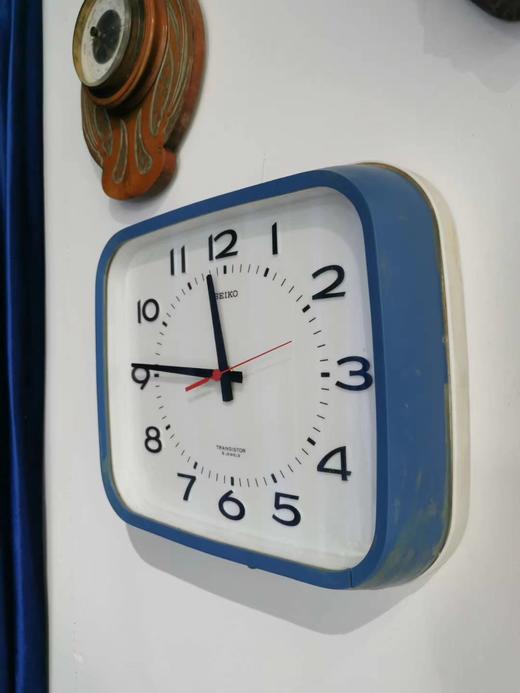 【破损特价】日本精工SEIKO挂钟 五钻 配色很美很复古 商品图0