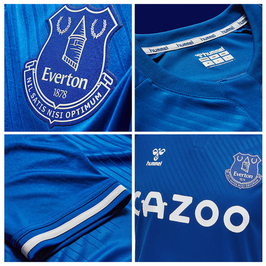 SFS Hummel正版 20-21埃弗顿球员比赛主场球衣 短袖足球服 商品图3