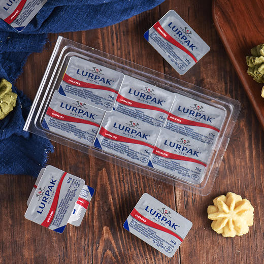 丹麦进口乐派克银宝淡味黄油10g*6粒装/盒，保质期365天 商品图1