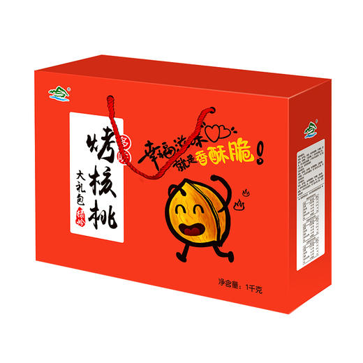 绿岭  红红火火  烤核桃混合味礼盒  1kg/盒 商品图3