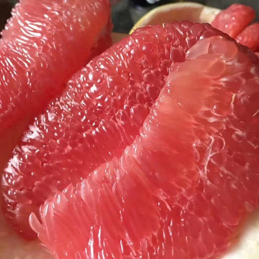 福建琯溪三红蜜柚红心柚酸甜可口皮薄肉嫩汁多籽小