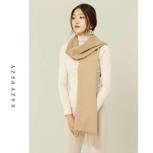 EAZYPEZY 歌剧院水波纹羊绒围巾 商品图1