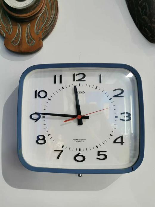 【破损特价】日本精工SEIKO挂钟 五钻 配色很美很复古 商品图2