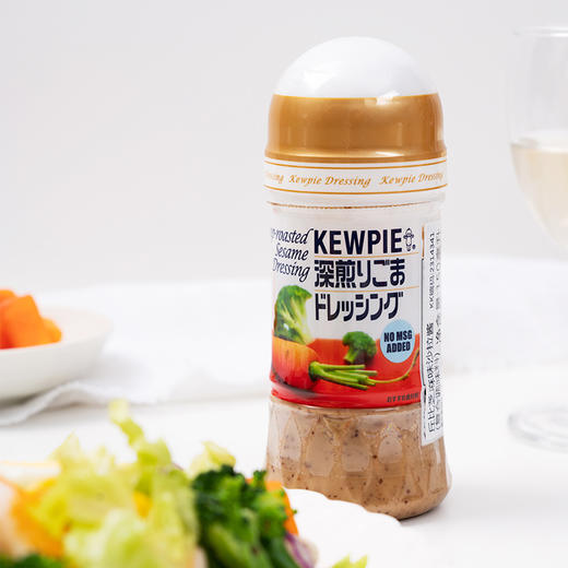 日本进口丘比芝麻味沙拉酱150ml