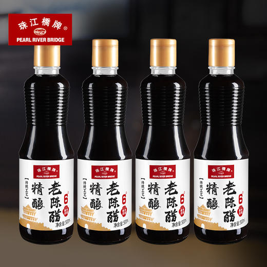 珠江桥牌 6度 精酿老陈醋500mlx4 商品图0