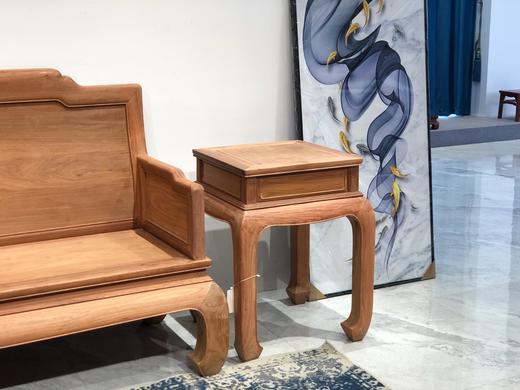 红桥红  家具严选  缅甸花梨（大果紫檀）  【弯腿 弯背素面沙发 223八件套】 商品图7