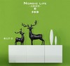 经典母子鹿 现代北欧树脂鹿摆件样板房家居客厅玄关电视柜淋色软装饰品工艺品 精品 创意 鹿 摆件 商品缩略图4