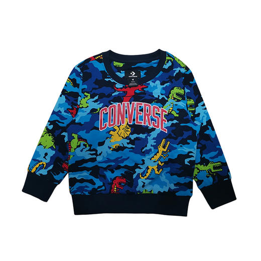 Converse匡威童装正品  秋款男童纯棉圆领针织卫衣CV2032005 商品图2
