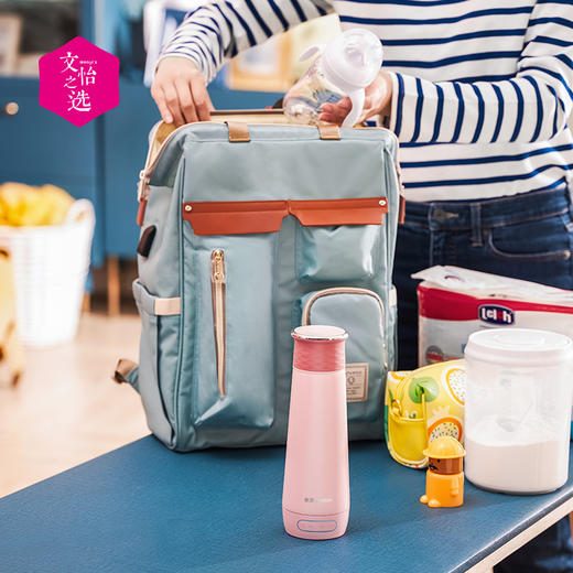 【文怡之选】东菱便携烧水杯 机身小巧 方便携带 密封不撒漏 保温杯  电水壶 烧水壶 300ml 3色可选 商品图4