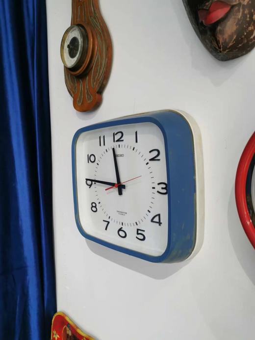 【破损特价】日本精工SEIKO挂钟 五钻 配色很美很复古 商品图1