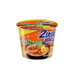统一香辣牛肉面大桶(2块面饼）148克