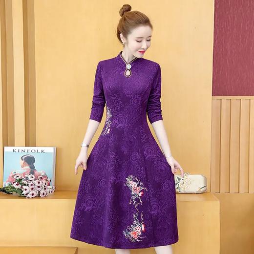 YCE A751-821改良旗袍中式显瘦气质连衣裙 商品图2