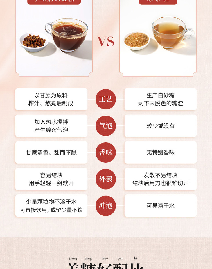 李子柒红糖姜茶手工红糖水生姜汁枣茶冲饮小袋装2盒装