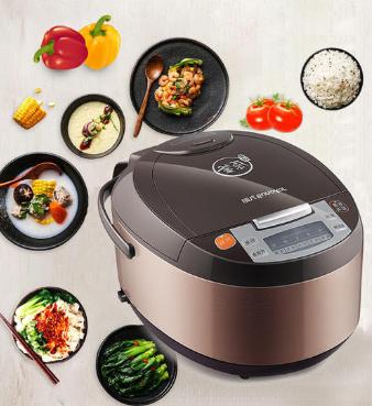 joyoung九阳电饭煲彩钢机身球型原釜f-40fe08