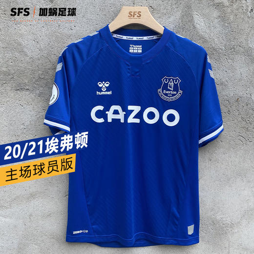 SFS Hummel正版 20-21埃弗顿球员比赛主场球衣 短袖足球服 商品图0