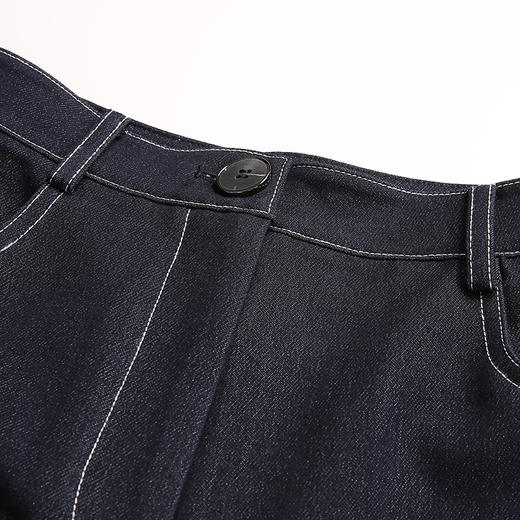 EITIE爱特爱春秋新款高腰气质通勤显瘦裤子6305001 商品图8