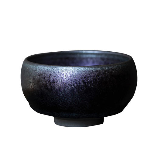 茶香记 禅定盏 刘学财建盏 七彩蛤蜊光 传统工艺 敞口盏 品茗杯