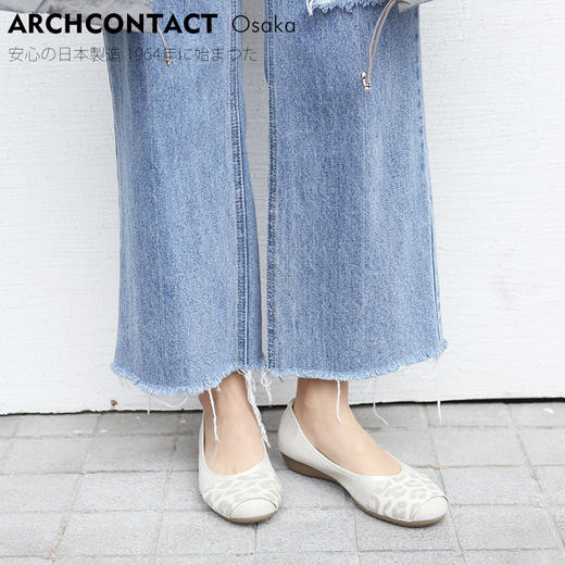 安启美奈秋季新款日本制舒适浅口兼有平底单鞋 商品图4