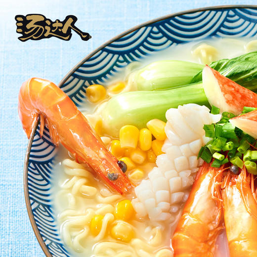 统一汤达人杯面海鲜拉面80g*12杯 商品图3