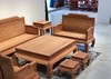 红桥红  家具严选  缅甸花梨（大果紫檀）  【弯腿 弯背素面沙发 223八件套】 商品缩略图2