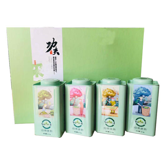 圣青春茶 功夫茶礼盒 日照绿茶 2020年新茶 250g/提 商品图0