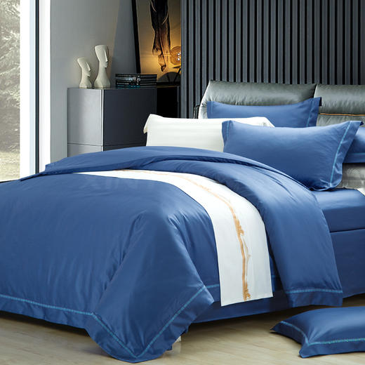 鑫缘 140支全棉贡缎四件套 DMF2418* 商品图6