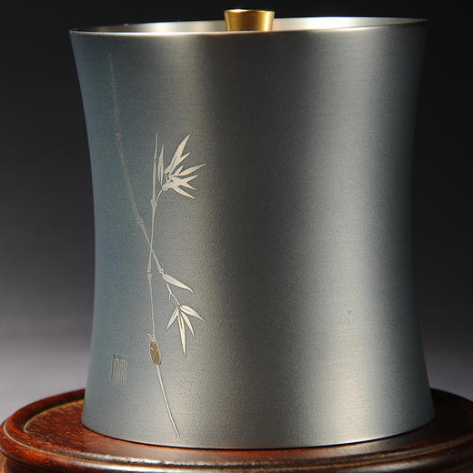 纯锡茶叶罐【竹】 商品图2