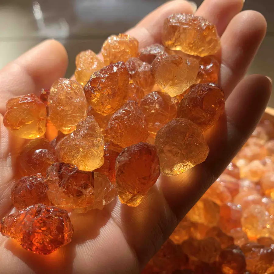 云南桃花泪珍珠桃胶琥珀桃胶人工精修无杂质多种规格新货包邮