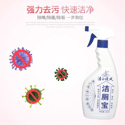 洁白旋风洁厕宝带喷头 550g/瓶 商品图3