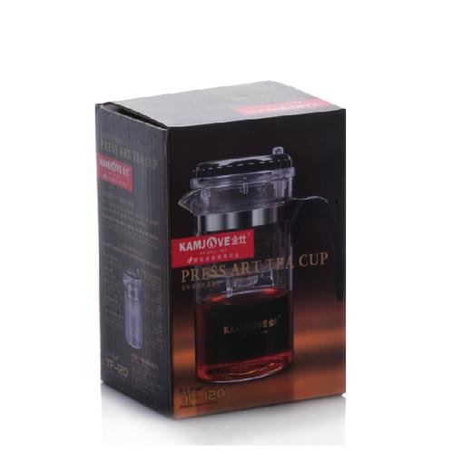 金灶TP-120飘逸杯迷你泡茶壶单人用耐热玻璃冲茶器泡茶杯小容量茶杯玻璃过滤泡茶壶泡茶杯 商品图6