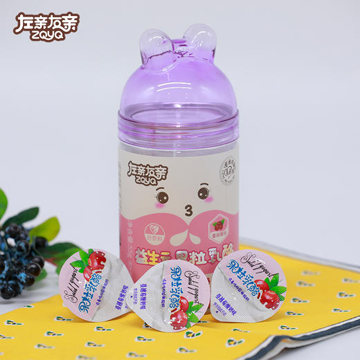 左亲右亲 益生元果粒乳酪 嚼着吃的乳酪 添加益生元颗颗有果粒 淳淳奶酪香 55g/罐 商品图3