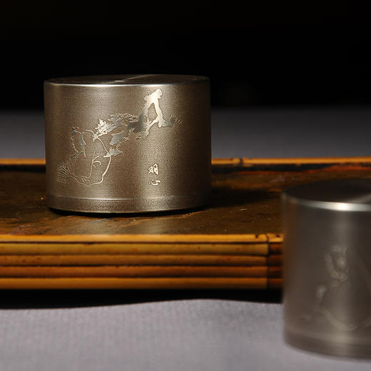 纯锡旅行矮罐-【明心】 商品图3