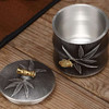 纯锡茶叶罐【知足】 商品缩略图2