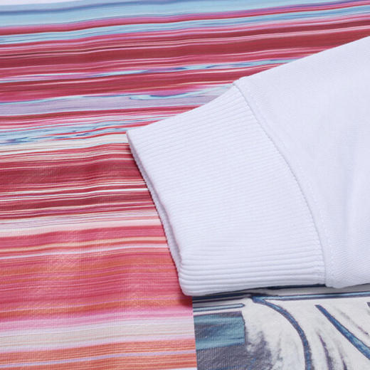 VERSACE JEANS 范思哲 男士棉质圆领长袖卫衣运动衫 白色 B7GTA7FV 30180 003 商品图2