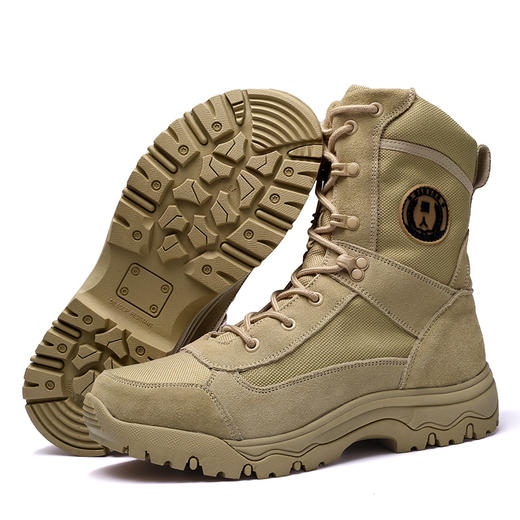强人男靴 际华3515凯夫拉防穿刺户外作战靴男透气拼接缓震耐磨军迷靴 KFLJA8-02176 商品图5