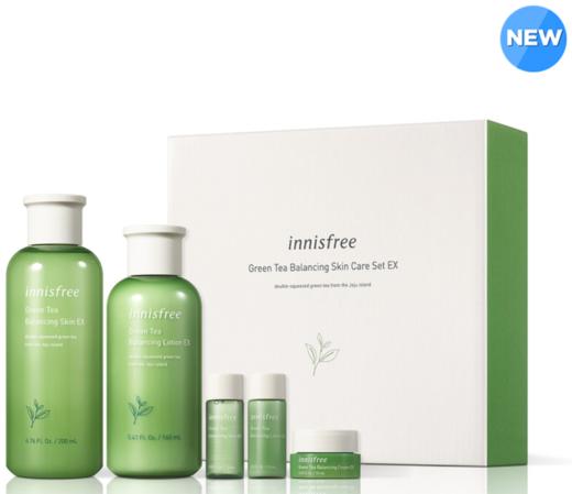 Innisfree悦诗风吟 茶树柔肤护肤套盒 Greentea Balancing#634803JPY带授权招加盟代理 商品图0