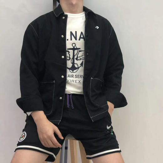 匡威converse春秋男款外套夹克正品保真 商品图0