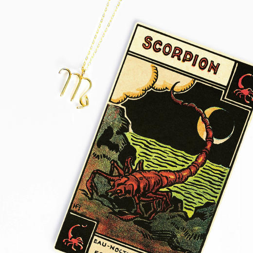 订购6周到｜Atelier Paulin-星座系列-天蝎座 Scorpion 项链［法国设计师］ 商品图0