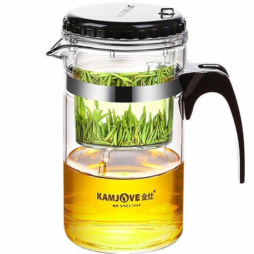 金灶TP-120飘逸杯迷你泡茶壶单人用耐热玻璃冲茶器泡茶杯小容量茶杯玻璃过滤泡茶壶泡茶杯 商品图7