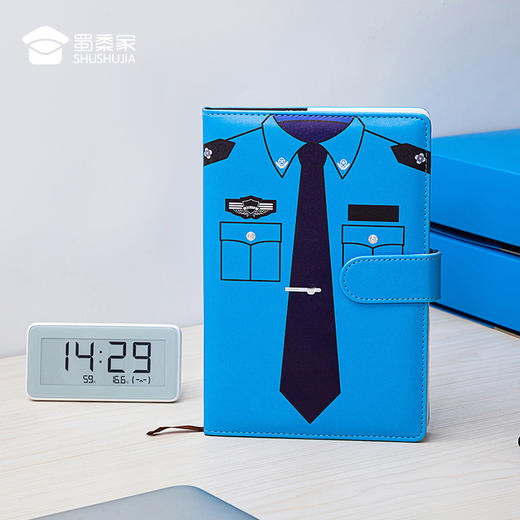 【衬衫款PU笔记本】量大可加微信采购  优选PU外皮 购买附送白色高光笔一只送礼礼品礼物 商品图1