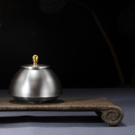 纯锡茶叶罐【悟】 商品图3