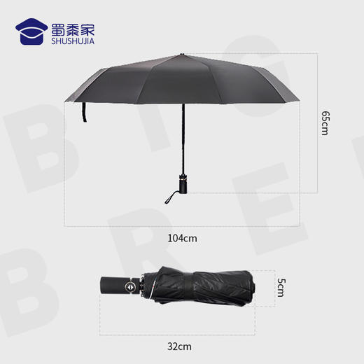 【我心飘扬自动伞】文创元素伞全自动折叠两用晴雨伞抗紫外线，荷叶拒水，强抗风 商品图4