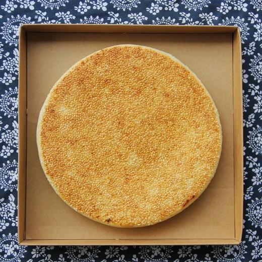 传统手工芝麻大月饼一个 350g 团圆饼