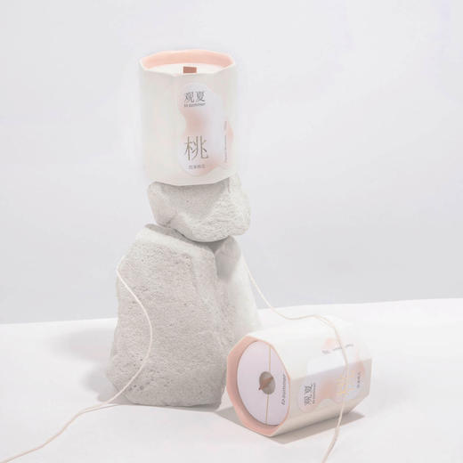 西溪桃花—精油木芯香薰蜡烛 商品图2