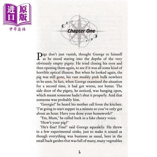 【中商原版】乔治的秘密钥匙1 George's Secret Key to the Universe 儿童太空科普插图故事文学 Hawking 平装 英文原版 12岁 商品图2