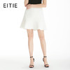 EITIE爱特爱女装夏季新款X型荷叶边短裙纯色半身裙高腰半裙5306004 商品缩略图1