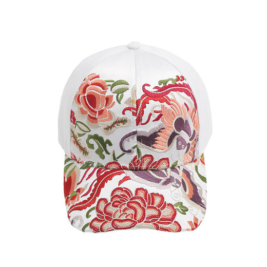 醉花阴绣花鸭舌帽 | 现货加急发 | 杨老师同款 | 黑色 红色 商品图7