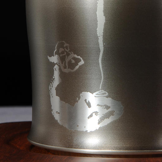 纯锡茶叶罐【禅心】 商品图2