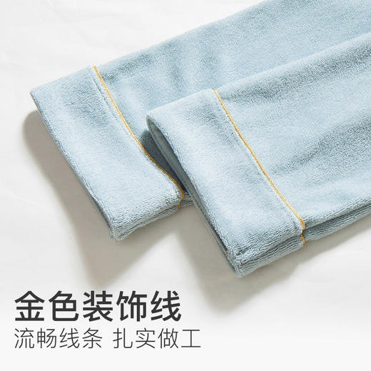 【厚款毛巾绒】爱帝情侣式厚款翻领长袖家居服套装 商品图8
