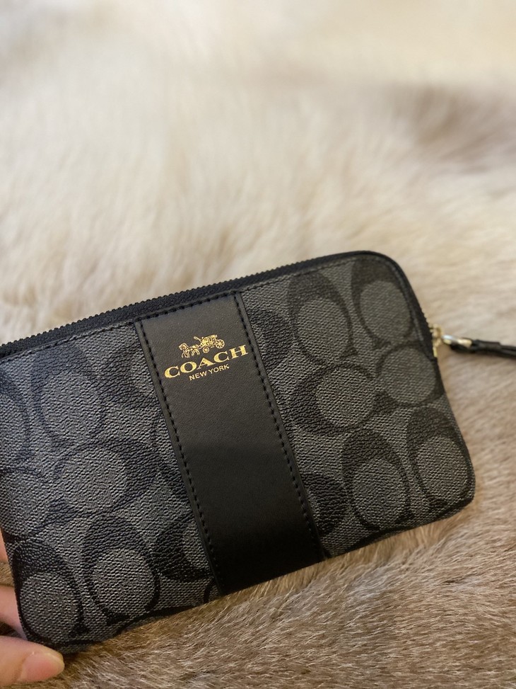 coach老花经典款手拿女士钱包